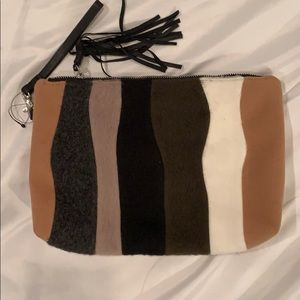 NWT, Anthropologie, Gijou Stripe Pouch